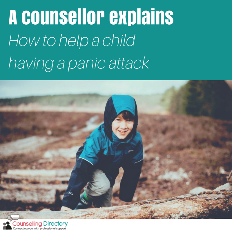 A counsellor explains: how to help a child having a panic attack