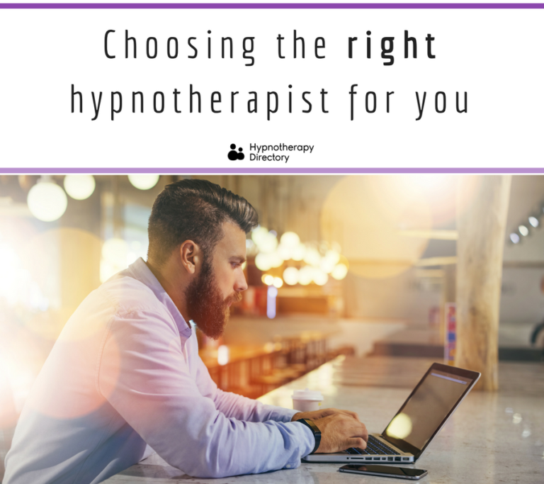 Choosing the right hypnotherapist for you Hypnotherapy Directory