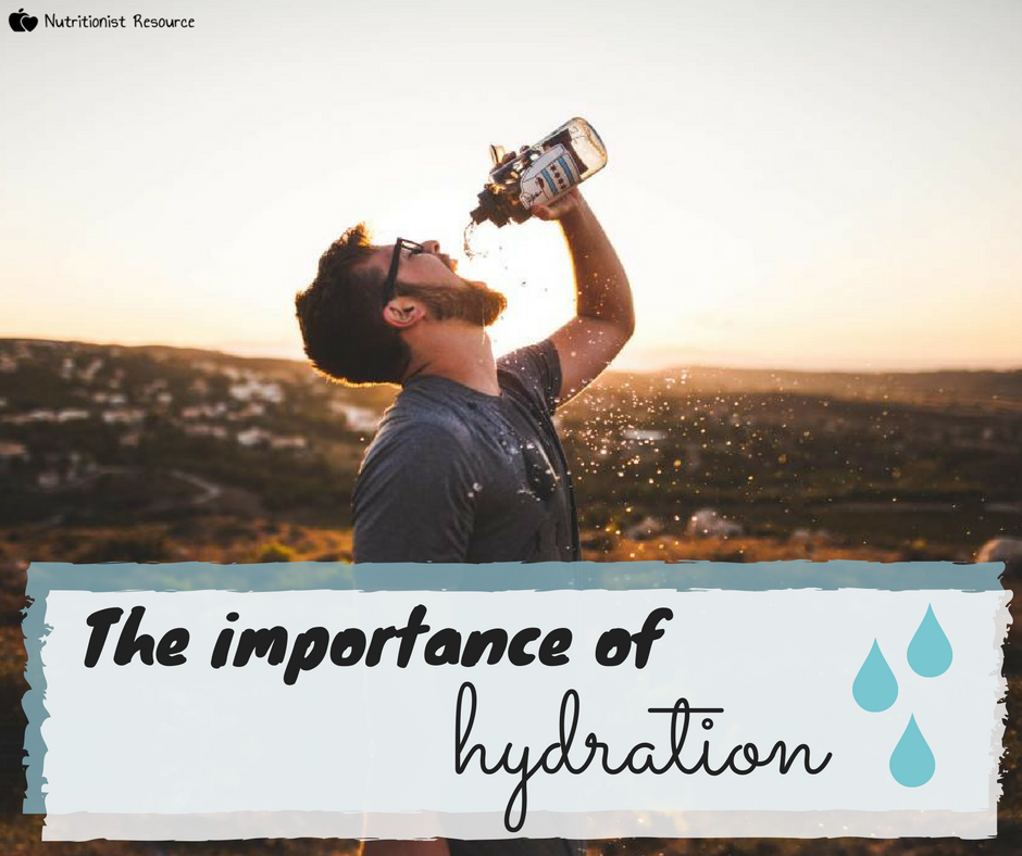 the importance of hydration - nutritional therapy