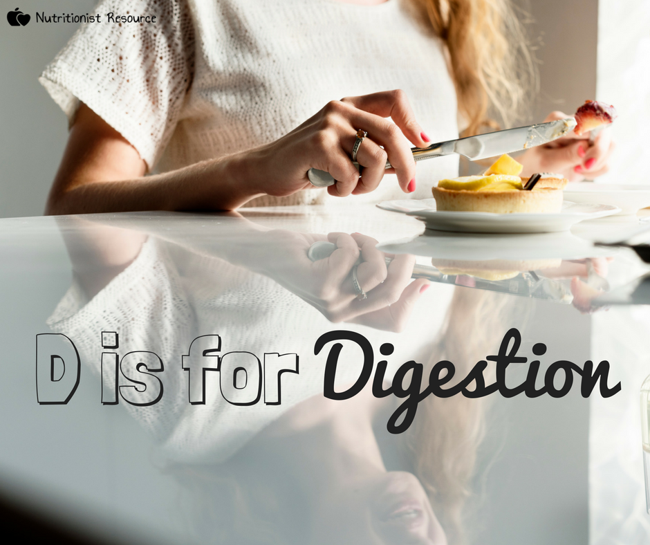 D is for digestion - nutritional therapist and digestive problems