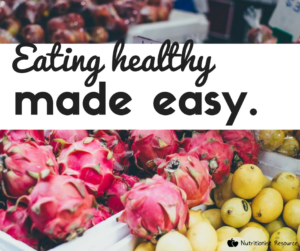 eating healthy made easy - our tips