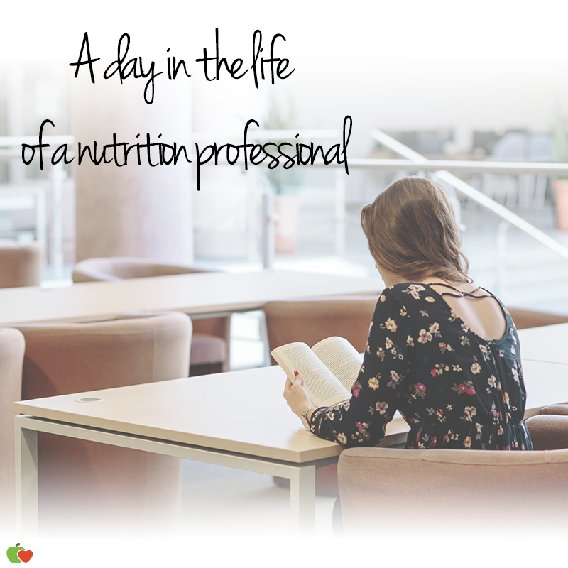 day in the life of a nutrition professional - student series