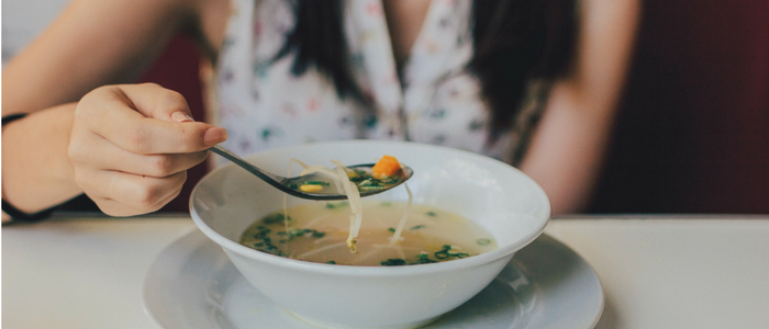 Image of soup in a bowl