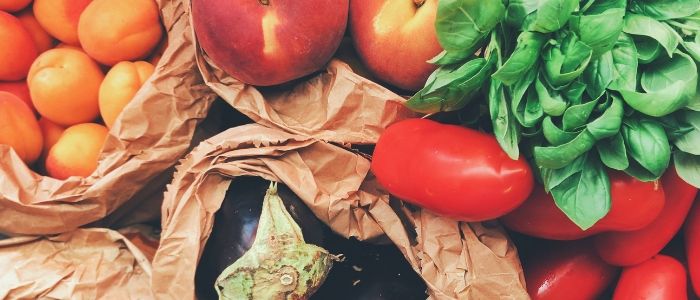 Image of colourful fruit and vegetables