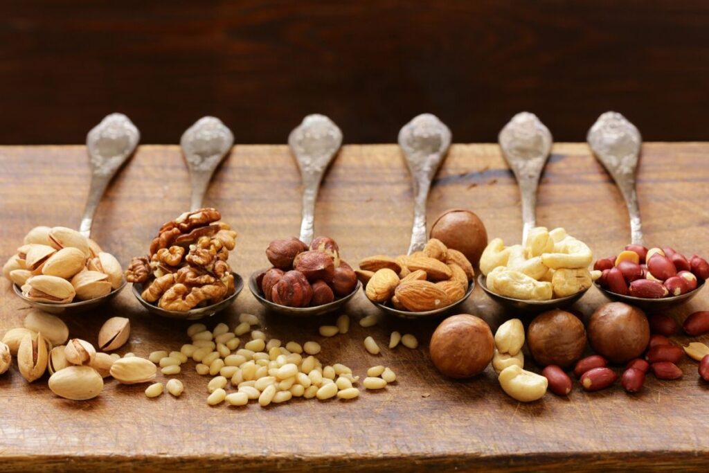 A selection of nuts