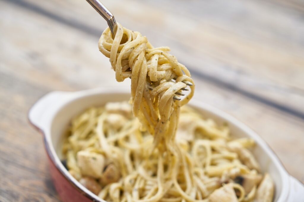 Image of a plate of spaghetti