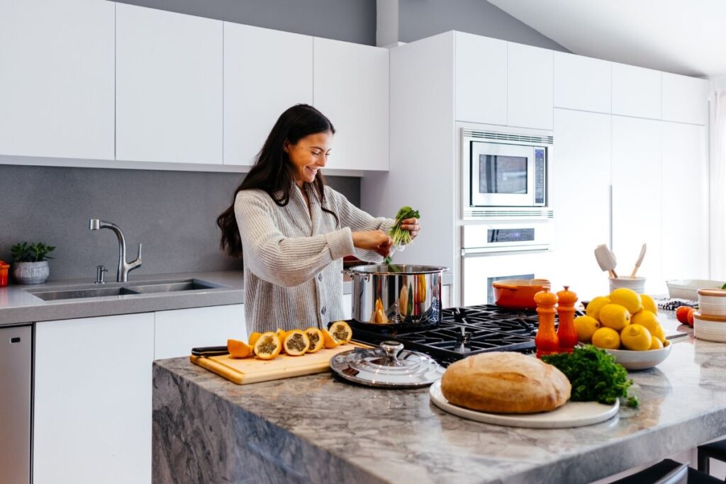 Woman in kitchen