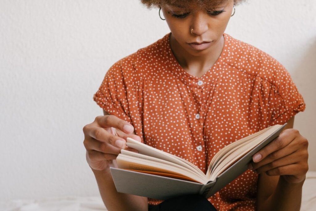 Woman reading