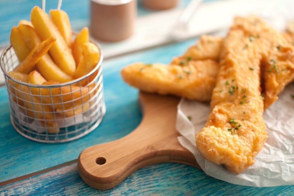 Crispy Fish and Chips - Simply Delicious