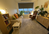 Evening shot of therapy room