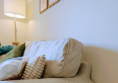 Everything you need - fidgets, blankets, weighted plushies and a phone charger!