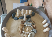 Sand tray work