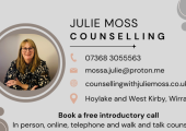 Business card Julie Moss