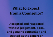 What to expect from a counsellor?