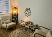 Welcoming counselling room, Southport.