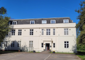 The exterior of Eastham Hall