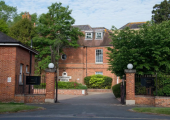 Entrance to Gatcombe House