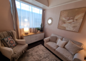 A cosy and welcoming counselling space