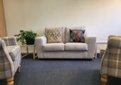 Comfortable seating for counselling
