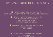 Grounding with your 5 senses