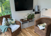 The therapy room has a number of differing seating option dependent on your choice. 