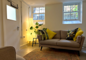 The calm, quiet and confidential therapy space where I work
