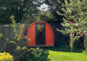 Cosy garden pod