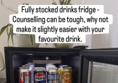 Drinks fridge