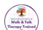 Walk and Talk Therapy Trained logo