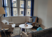 My counselling space in S35, as seen from doorway