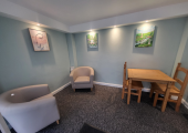 Lake House Kent ( Charing, Ashford) Counselling Room ( inside cabin)