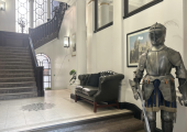 In the lobby