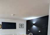 Creative therapies, including  a blackboard wall