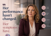 Her performance hasn't changed, her symptoms have