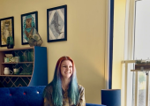 Dr Emma Salazar in her therapy room