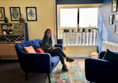 Emma's inclusive & welcoming therapy room in Glossop