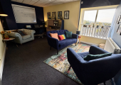 Emma's inclusive & welcoming therapy room in Glossop