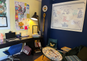 Emma's inclusive & welcoming therapy room in Glossop