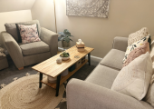 My warm & cosy therapy room in Beverley. 