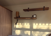 A calming and bright sunlit garden room