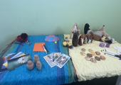 An example of some dramatherapy materials