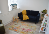 I meet clients in a cosy and private room in Skipton