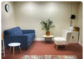 My quiet, comfortable and fully accessible therapy room in the heart of Fleetwood