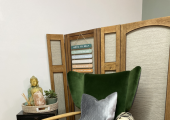 A small section of my therapy space.