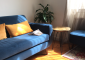 Therapy space: I see clients at my private residential address.