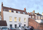 The exterior of Lullingstone House in Canterbury