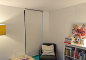 Internal view of the counselling room at Elton, Peterborough.
