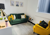 In person therapy space