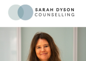 Sarah Dyson with logo