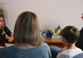 Family therapy, working together to support and understand a young boys anxiety.